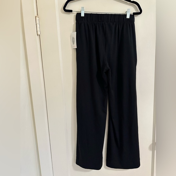 Elegant Black Wide Leg Women's Pants - Picture 4 of 4